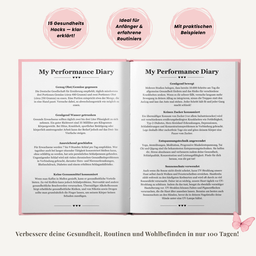 Weihnachtsgeschenk Tagebuch Hardcover Pink Weihnachten