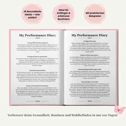 Weihnachtsgeschenk Tagebuch Hardcover Pink Weihnachten